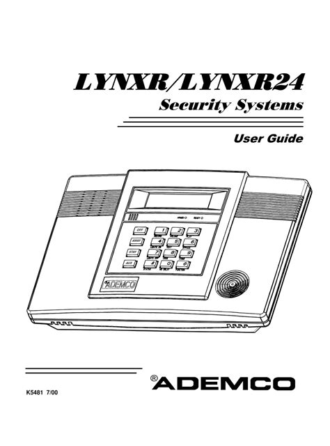 ademco lynxr 1 user manual Epub