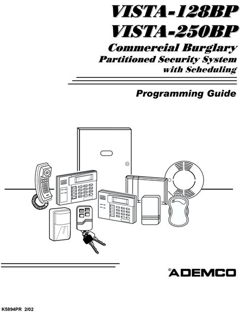 ademco vista 128 programming guide Reader