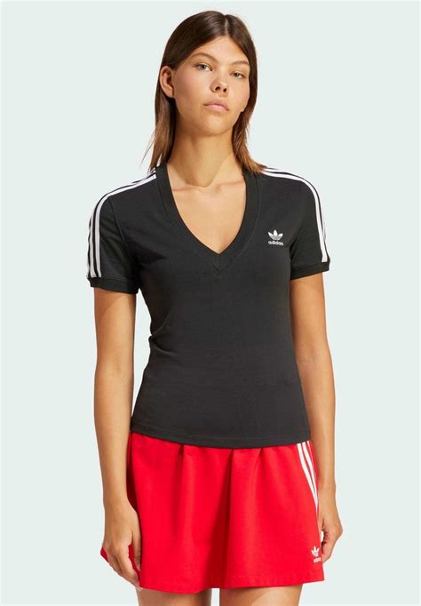 adidas 3 Stripes V-Neck Slim T-Shirt with Print: A Comprehensive Examination