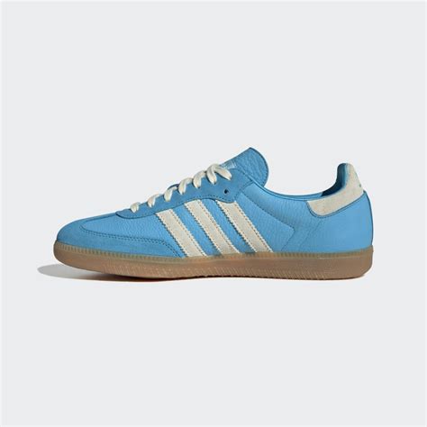 adidas samba light blue