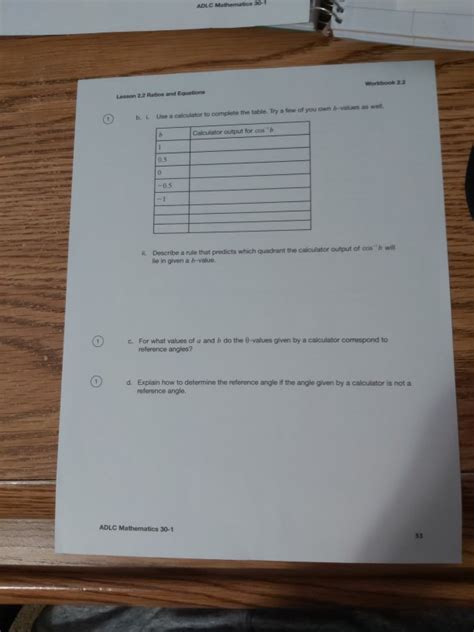 adlc math 30 booklet answers Doc