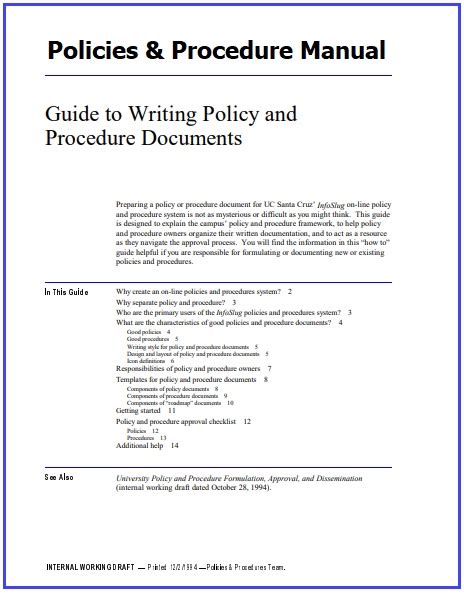 administration policies procedures manual pdf Doc