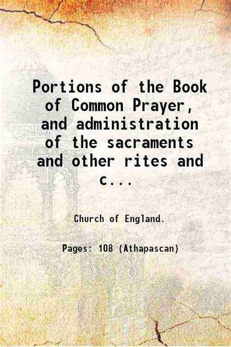 administration sacraments ceremonies according england Doc