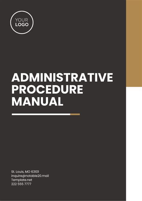 administrative assistant procedure manual template Epub