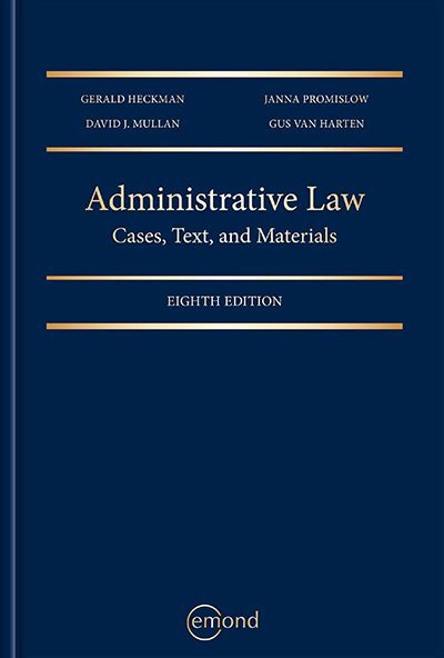administrative law cases and materials Reader