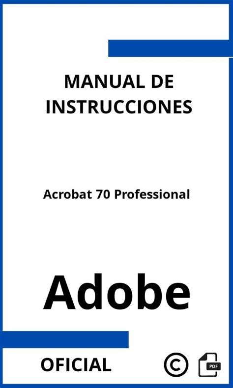 adobe acrobat 70 users manual Reader