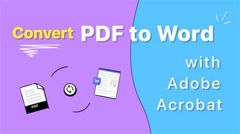 adobe conversion to word PDF