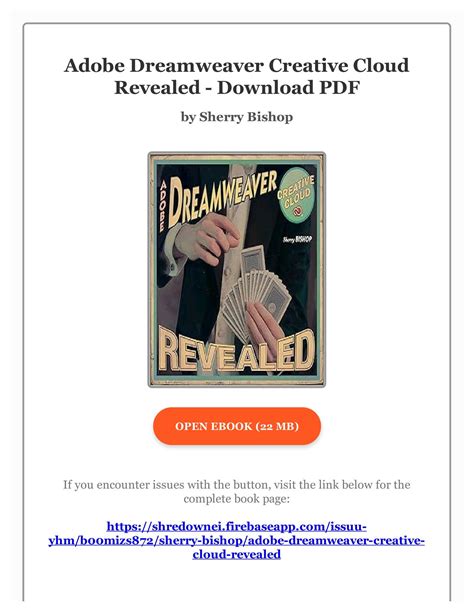 adobe dreamweaver creative cloud revealed Epub