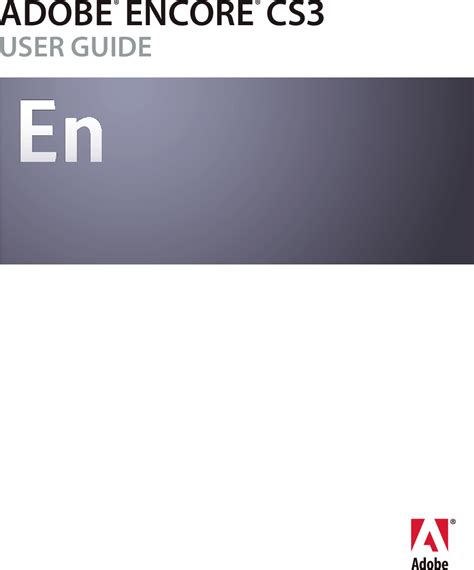 adobe encore cs3 manual Epub