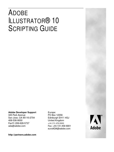 adobe illustrator scripting guide Doc