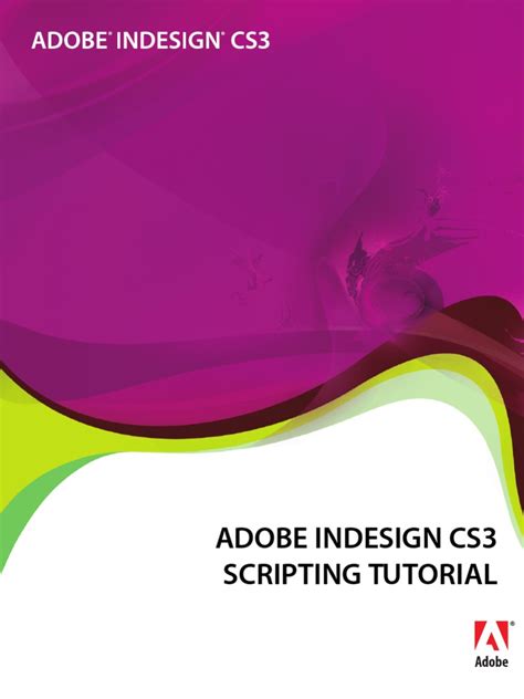 adobe indesign cs3 scripting guide PDF
