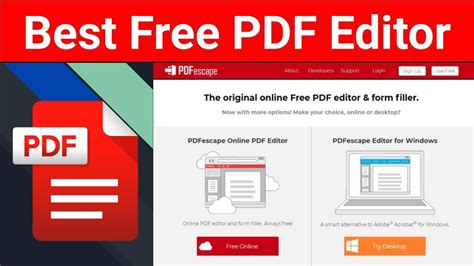 adobe pdf editing software free download PDF