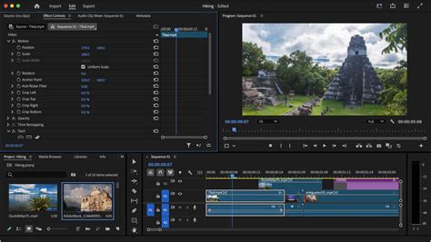 Adobe Premiere Pro Walkthrough