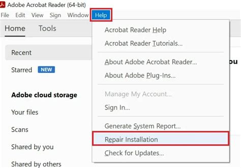 adobe reader repair tool Doc