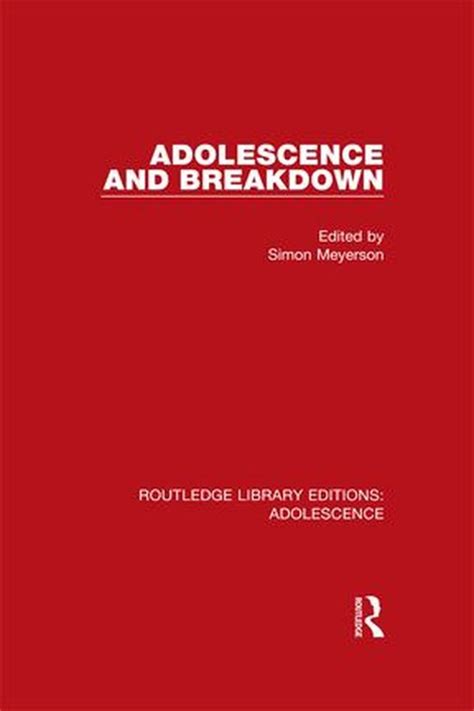 adolescence adjustment routledge library editions ebook Epub