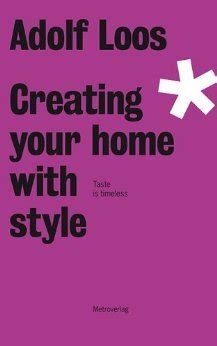 adolf loos creating your home with style PDF