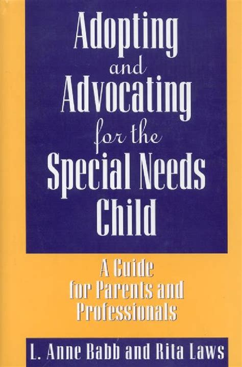 adopting and advocating for the special needs child PDF