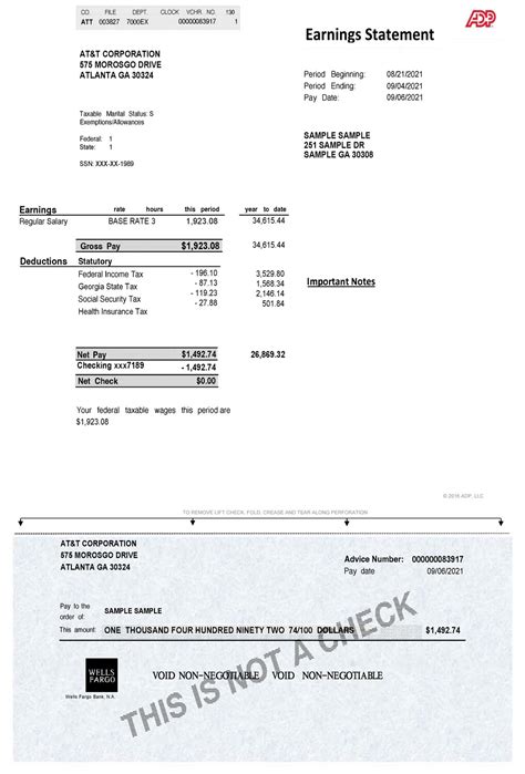 adp pay stub generator Ebook Doc