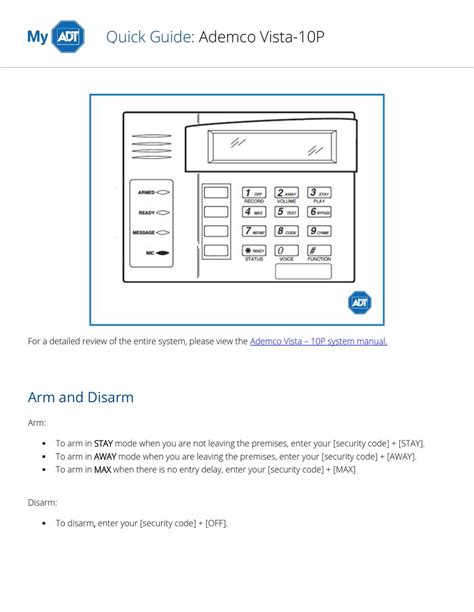 adt vista 10 manual Epub