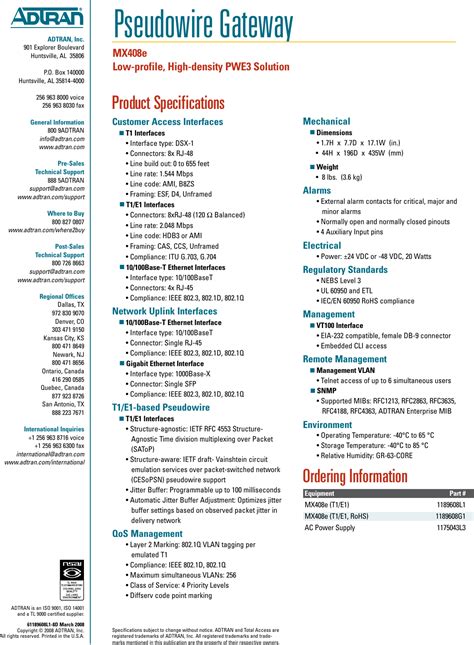 adtran mx408e user guide PDF