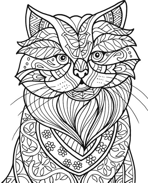 adult coloring book cats PDF