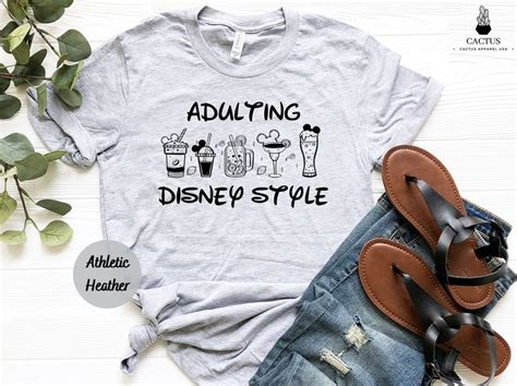 adulting disney shirt