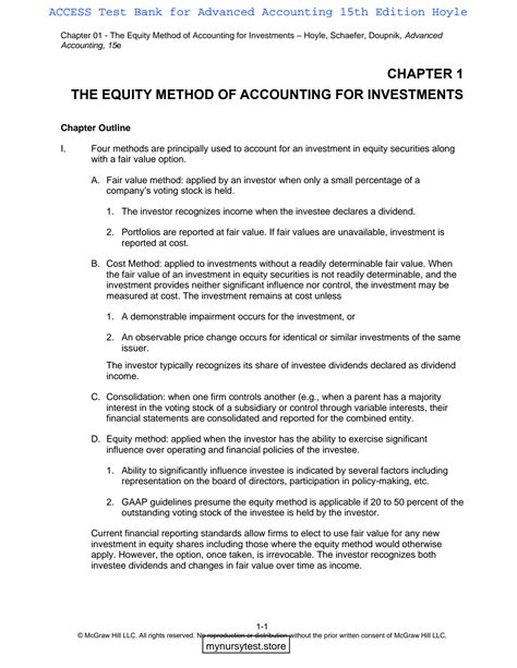 advanced accounting hoyle chapter 8 solutions Epub