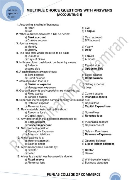 advanced accounting multiple choice questions and answers Reader