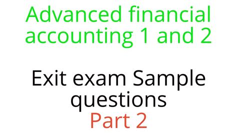 advanced accounting proveit test answers Doc