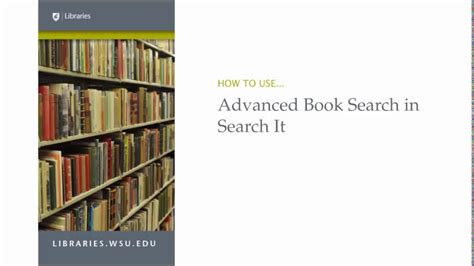 advanced book search Epub