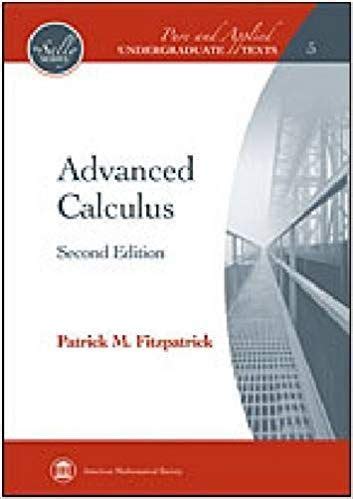 advanced calculus fitzpatrick solutions manual free Epub