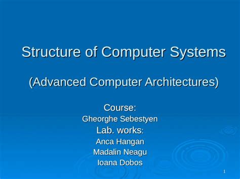 advanced computer architectures advanced computer architectures PDF