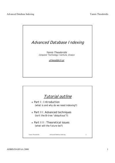 advanced database indexing advanced database indexing Kindle Editon