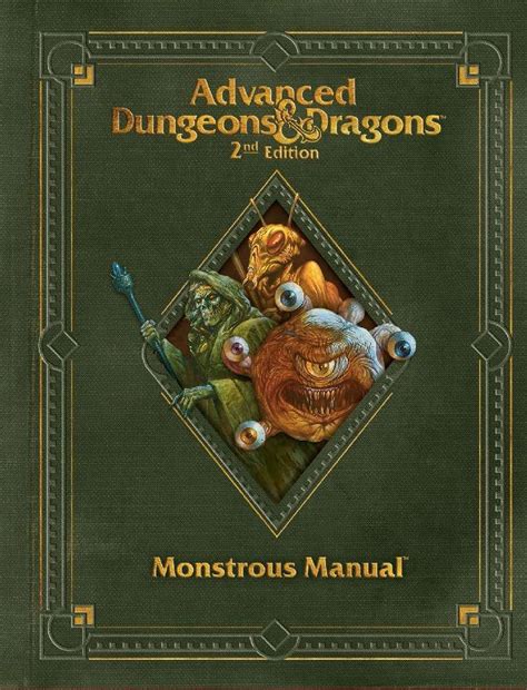 advanced dungeons dragons 2nd edition monster manual pdf PDF