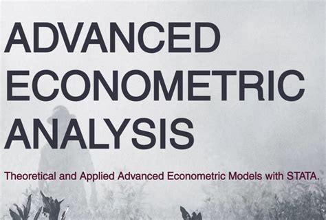 advanced econometrics Epub