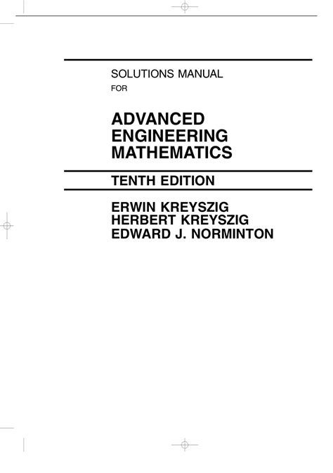 advanced engineering mathematics solution manual 10th Doc