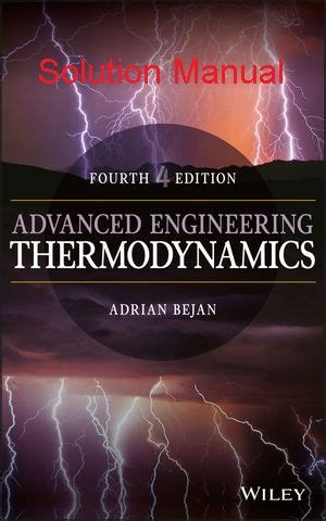 advanced engineering thermodynamics adrian bejan solution manual Reader