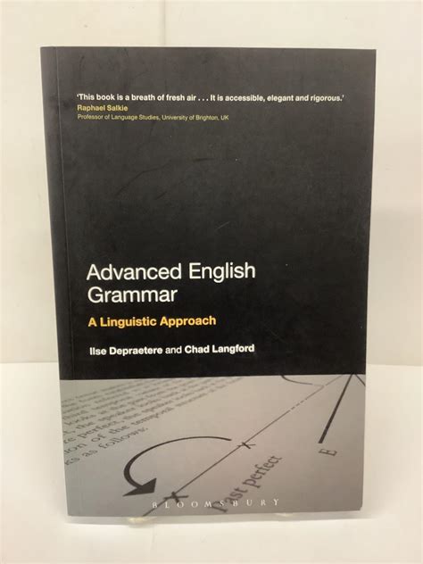 advanced english grammar a linguistic approach PDF