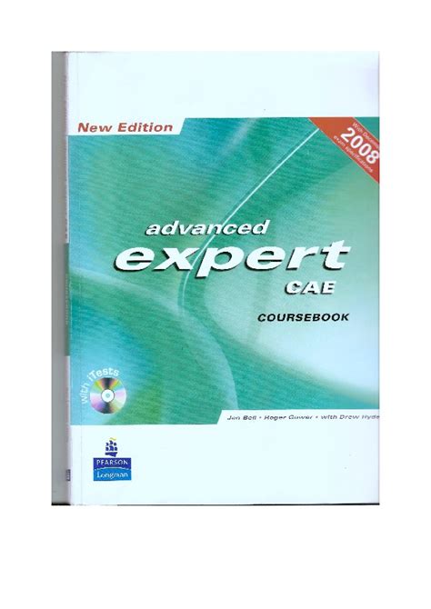 advanced expert cae coursebook new edition answers Ebook Doc