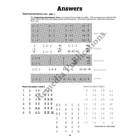 advanced fractions advanced straight forward math series Reader