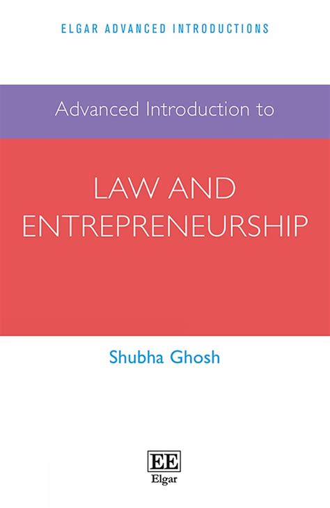 advanced introduction to entrepreneurship elgar advanced introductions series Reader