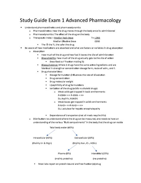 advanced nursing pharmacology study guide Reader