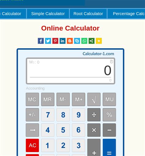 advanced online calculator