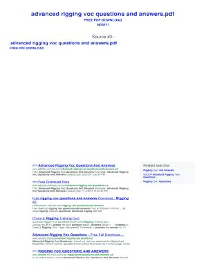 advanced rigging voc questions and answers Epub