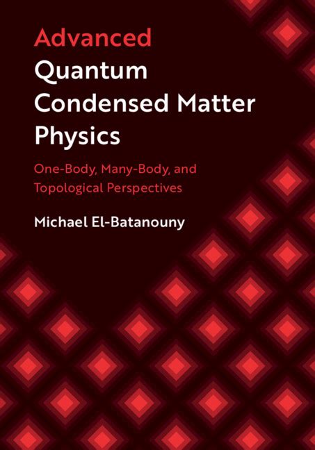 advanced-quantum-physics-university-of-cambridge-tcm-group Ebook Kindle Editon
