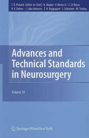 advances and technical standards in neurosurgery vol 38 Doc