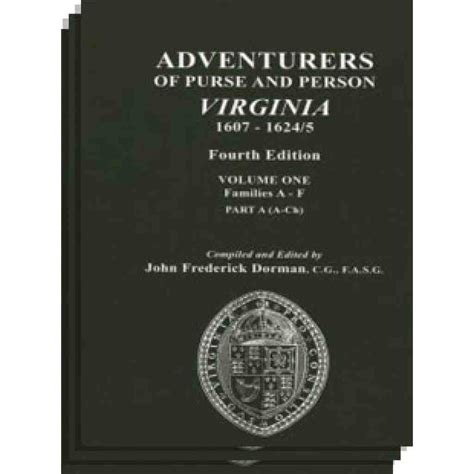 adventurers of purse and person virginia 1607 1624 or 5 PDF