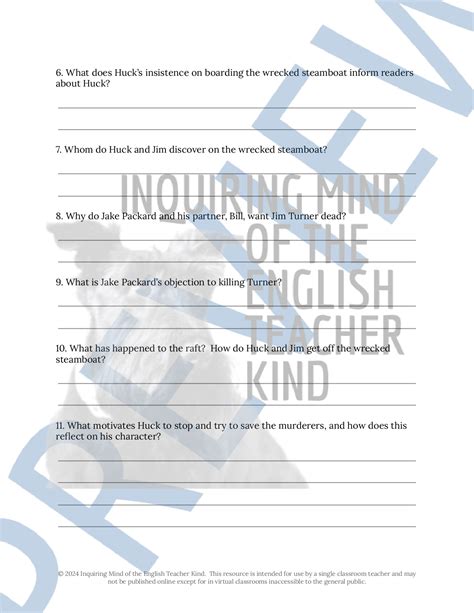 adventures of huckleberry finn test answers Kindle Editon