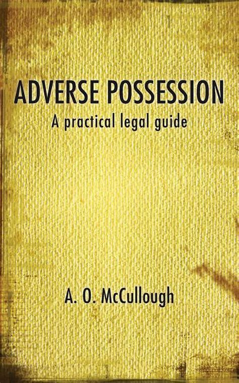 adverse possession a practical legal guide Doc