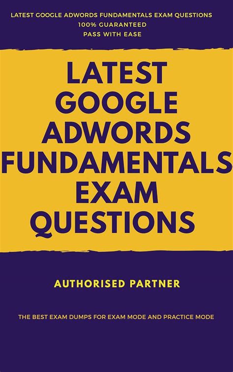 adwords fundamentals practice tests adwords exam ebook kh d Epub